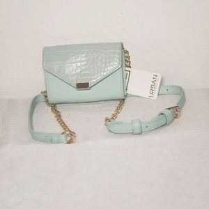 Urban Expressions Teal Mini Crossbody Bag